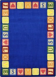 Joy Carpets Kid Essentials Blocks of Love Multi